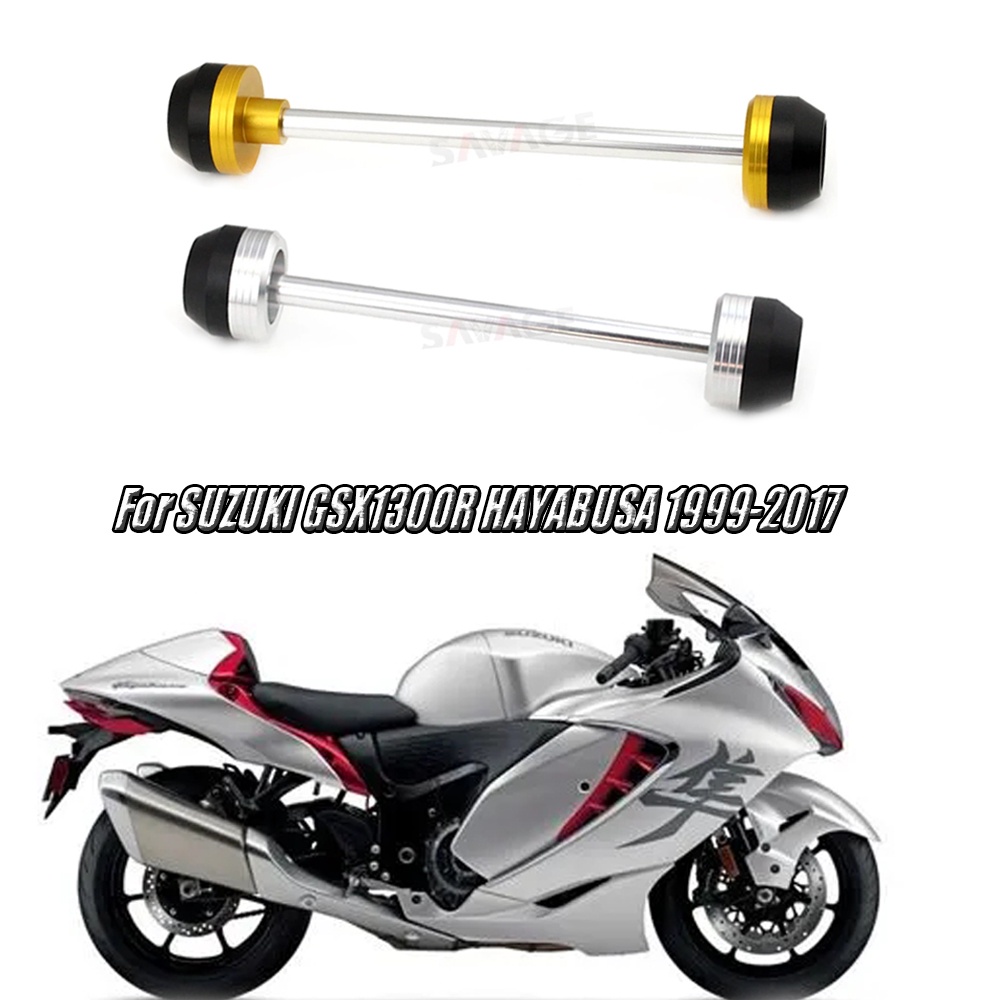 Front Axle Fork Crash Slider For SUZUKI GSX1300R HAYABUSA 19992017