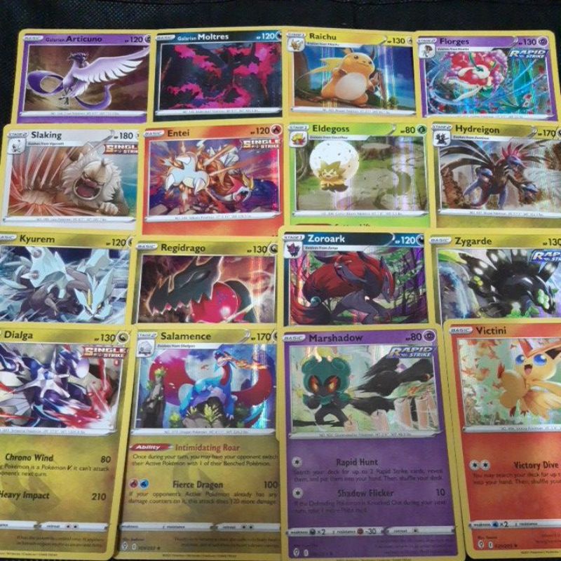 Pokemon Card TCG: Evolving Skies Regidrago/ Raichu/ Dialga/ Zoroark ...