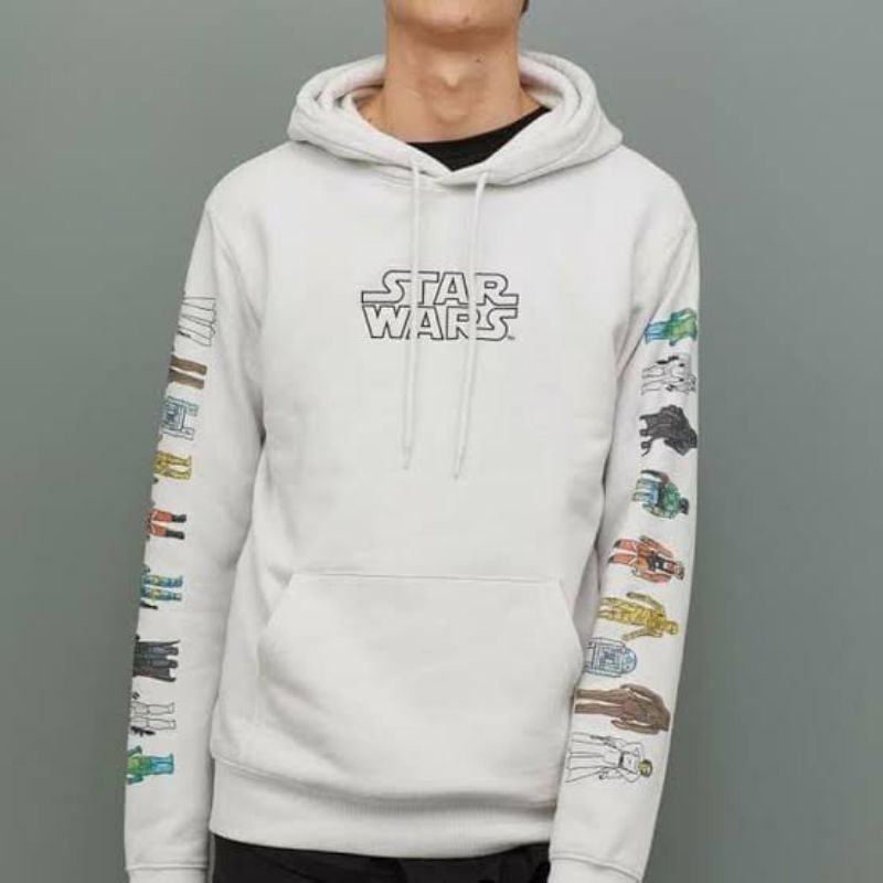 Hoodie H M NASA STARWARS TOY STORY WHITE Shopee Philippines