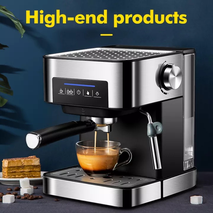 ZZUOM Espresso Coffee Machine with Milk Frother Wand Coffee Maker for