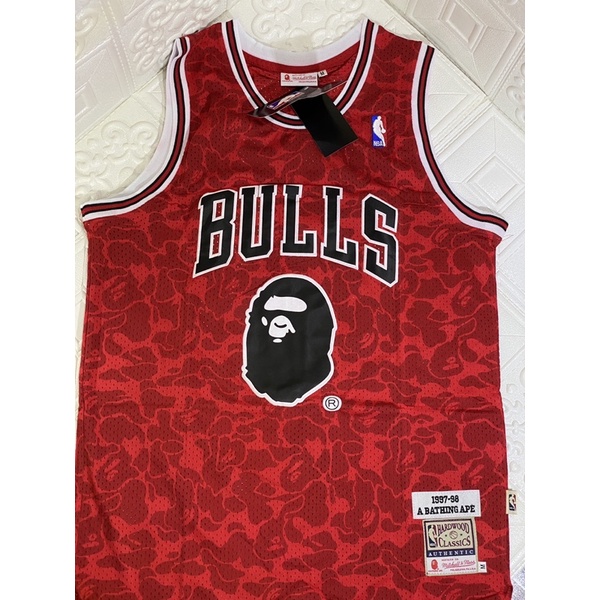 NBA JERSEY CHICAGO BULLS BAPE NO. 93