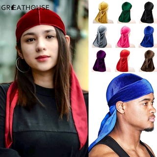 Velvet Durag Premium Men's Doo Rag Hats Silky Wave Cap Designer Style 23  COLORS 