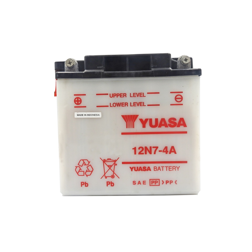 Yuasa 12n7 4a High Performance Conventional Without Acid Lm Motorcycle Battery Indonesia