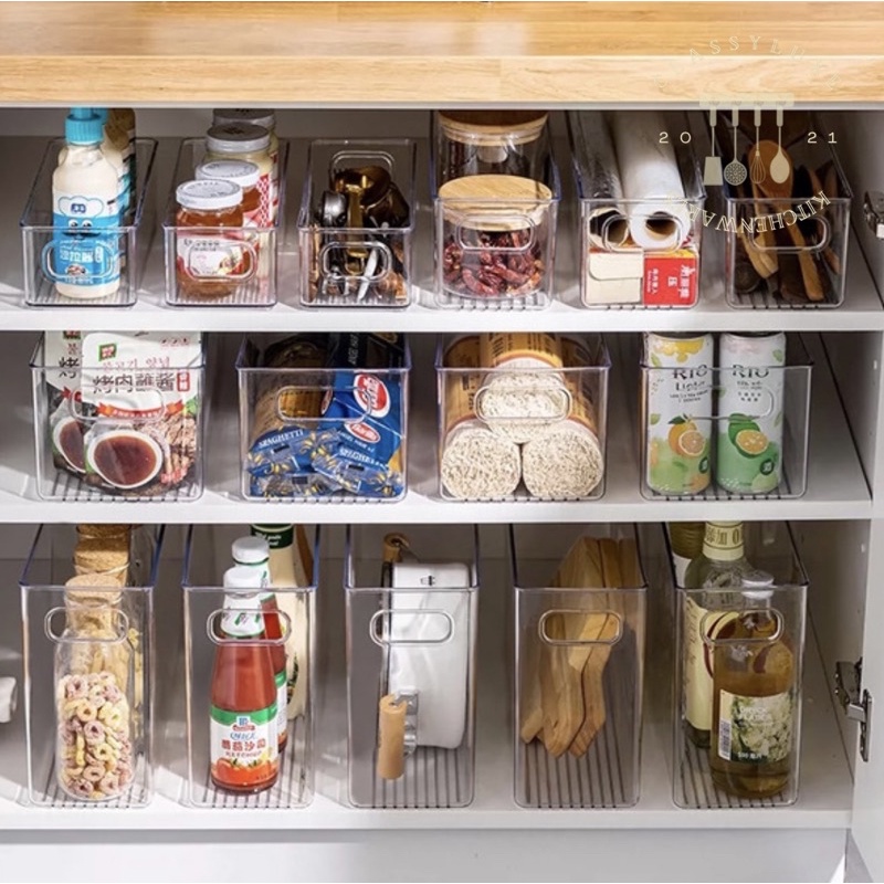 Classy Luxe Transparent Drawer Storage Box Sundries Cabinet Storage ...