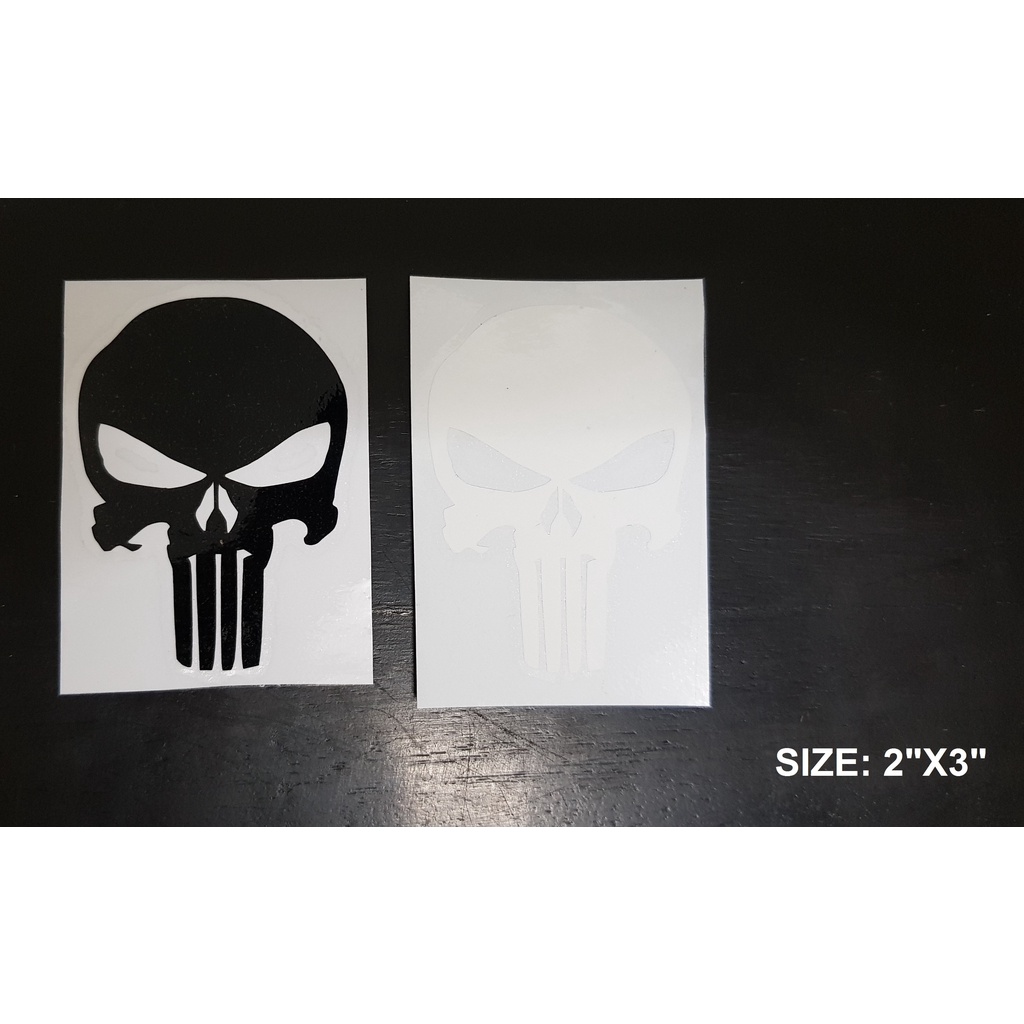 PUNISHER Decals Waterproof Vinyl Stickers Shopee Philippines