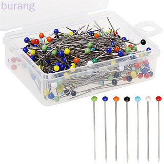 Pins Sewing Pins Straight Pins Sewing Pins for Fabric 1000pcs Straight Pins  with Colored Ball Glass Heads Long 1.5inch 