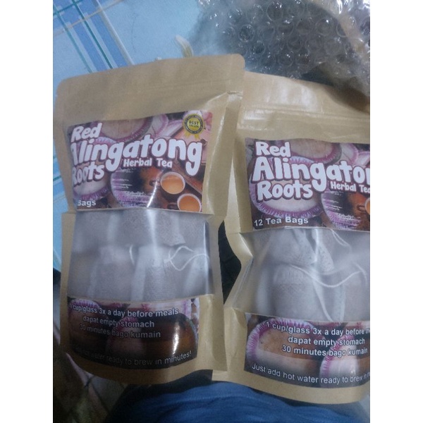 Original Red Alingatong Tea Premium 20 TEA BAGS Pure & Authentic 100% ...