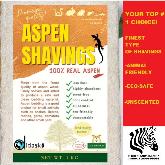 Premium Didasko Aspen Shaving/ Wood Bedding, Kusot for Hamsters, Snake ...