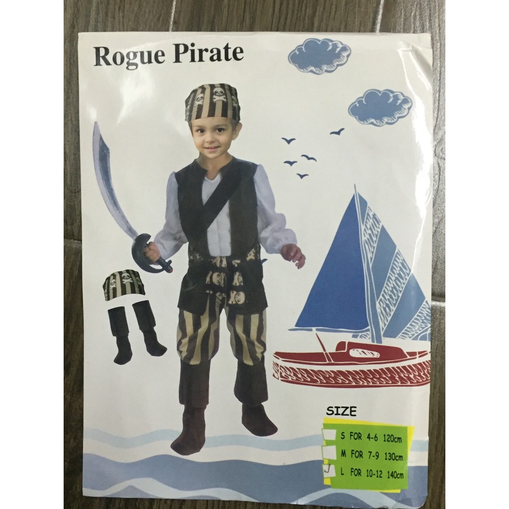 Pirate costume (Roque) | Shopee Philippines