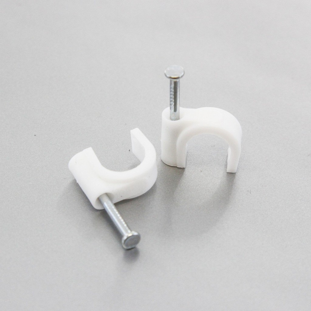 10mm Cable Clips PVC Clamp ROUND | Shopee Philippines
