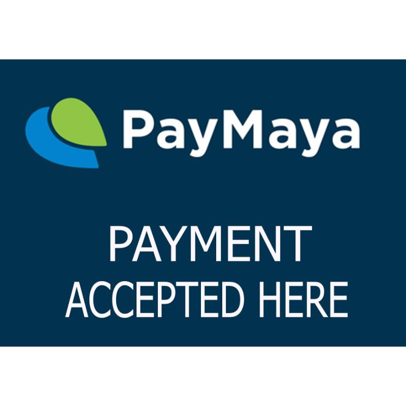 Pay Maya-A4 Laminated Signage | Shopee Philippines