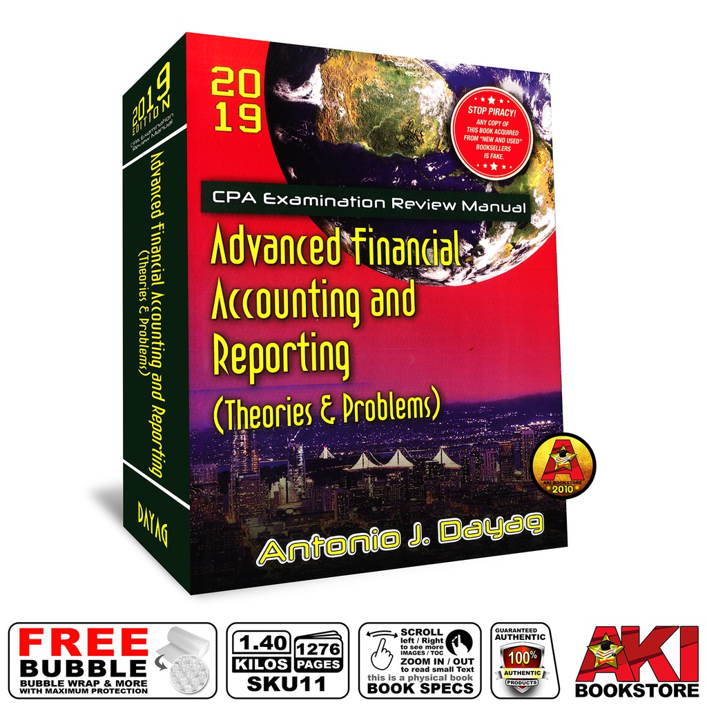 AUTHENTIC CPA Examination Review Manual Advanced Financial