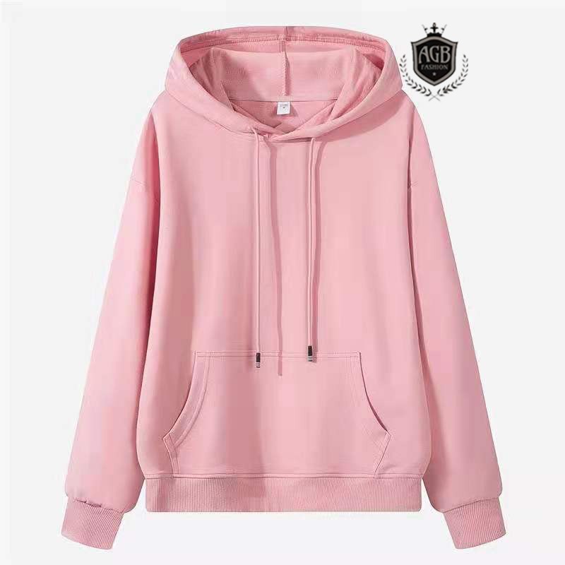 Plain Hoodie Jacket for Men and Women Long Sleeves Cotton Hoodie ...