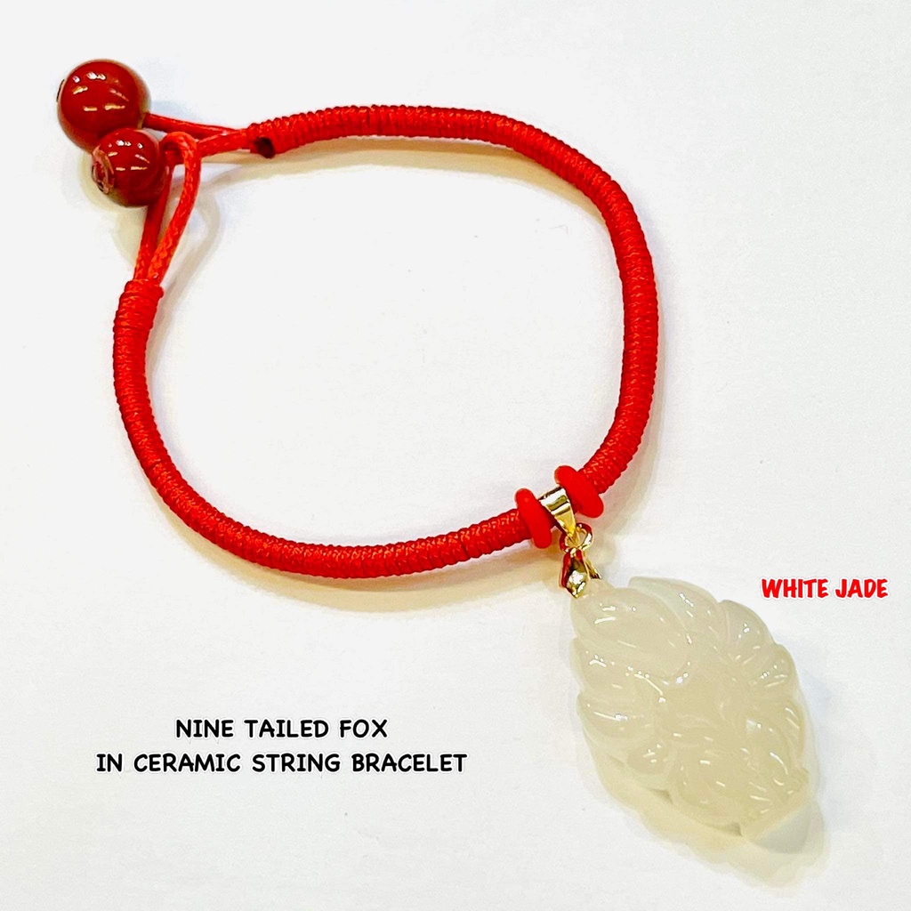 LUCKY CHARM 999 NINE TAILED FOX STONE CHARM NECKLACE | Shopee Philippines