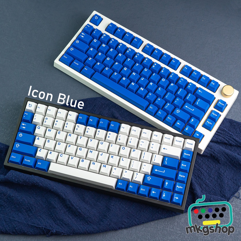 GMK Classic Blue clone Keycap, doubleshot plastic, cherry profile in ...