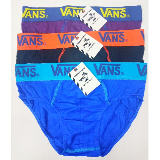 Vans brief 95 cotton 5 elastane 3in1 Shopee Philippines