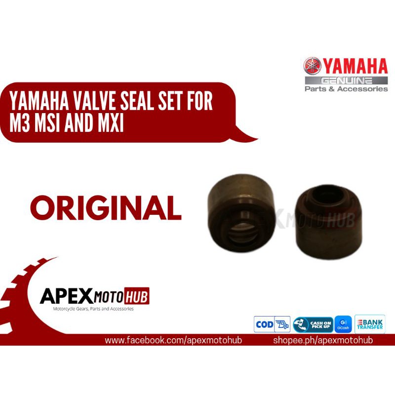 ORIGINAL YAMAHA VALVE SEAL SET FOR MIO I 125, MIO SOUL I 125 MIO MXI