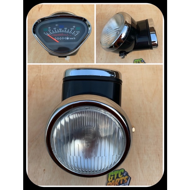 Honda astra s90 front reflector lights, black speedometer set | Shopee ...