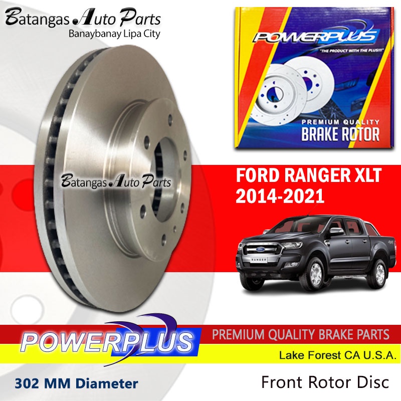 FRONT ROTOR DISC FORD RANGER XLT 2014-2021 POWERPLUS | Shopee Philippines