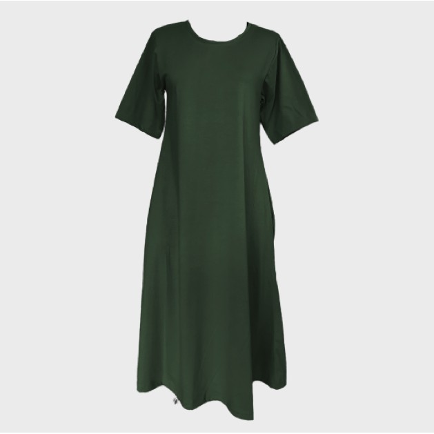 green floral tiered dress Provence Bloom Tiered Midi Dress Floral Green main image 1