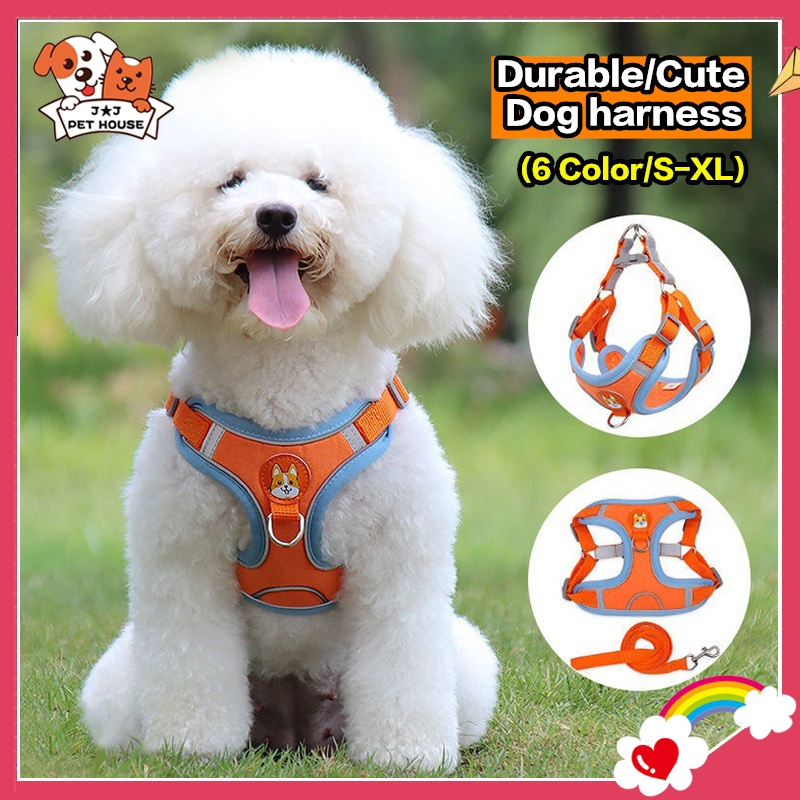 J★J Ready Stock Accessories For Dogs Pet Accessories Dog Accessories Cat  Harness Suitable For (2-14kg) Dogs Colors Optional Pet Harness Dog  Harness
