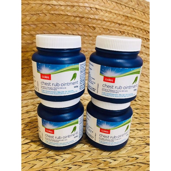 Coles chest rub ointment 100g Shopee Philippines
