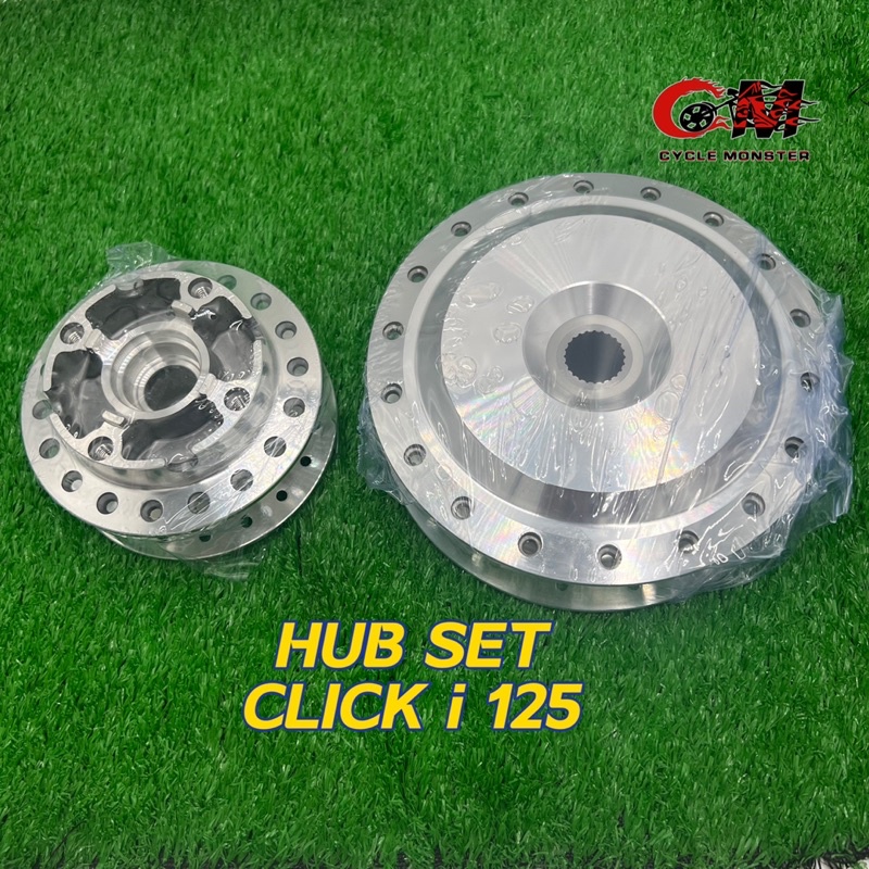 motorcycle hub set for honda click i 125 silver for rim | Shopee ...