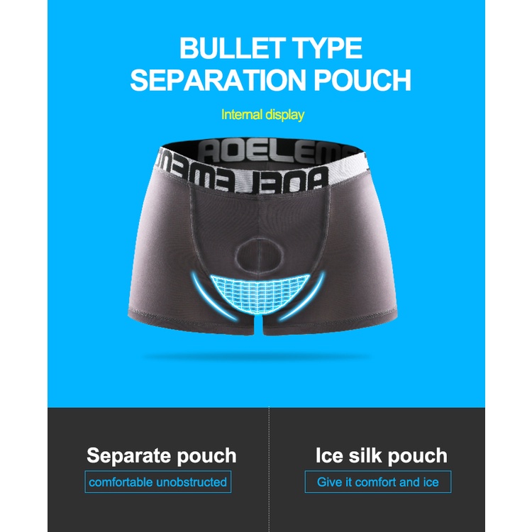 U Convex Separation Elephant Trunk Quad Bottom Modal Men Elephant ...