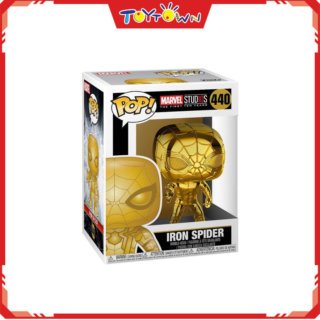 Funko pop store iron spider gold