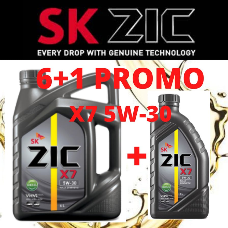 SK ZIC X7 5W-30 Diesel Fully Synthetic 7 Liters | Shopee Philippines