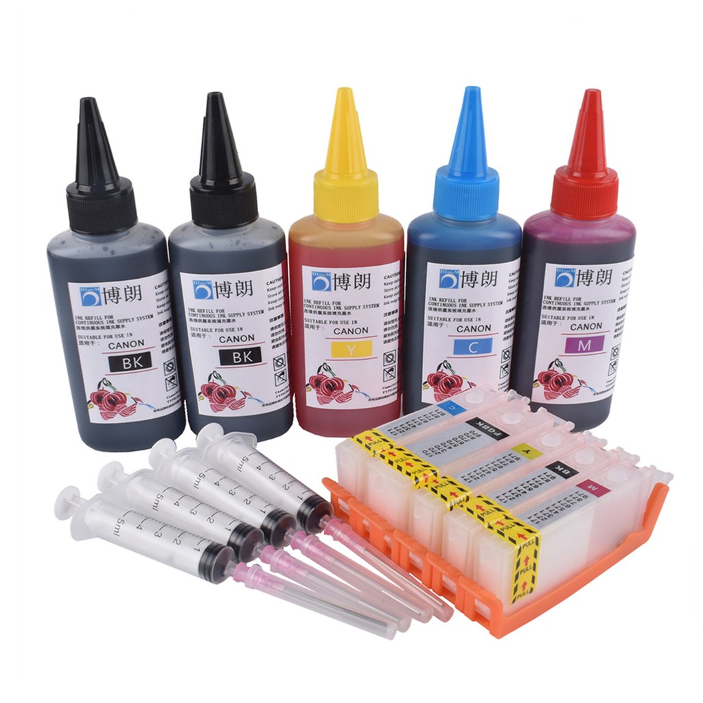 Refill ink cartridges CANON PIXMA MG5470 MG5670 MG6470 MG6670 MX727 ...