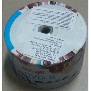 Dvd-R 16 MAXELL INJET PRINTABLE ROLL Contents 50 PCS | Shopee Philippines