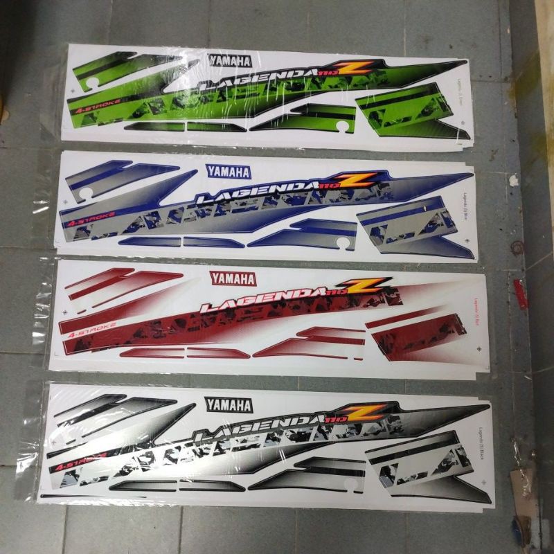 Stiker sticker body stripe cover set (5) yamaha lagenda110z lagenda
