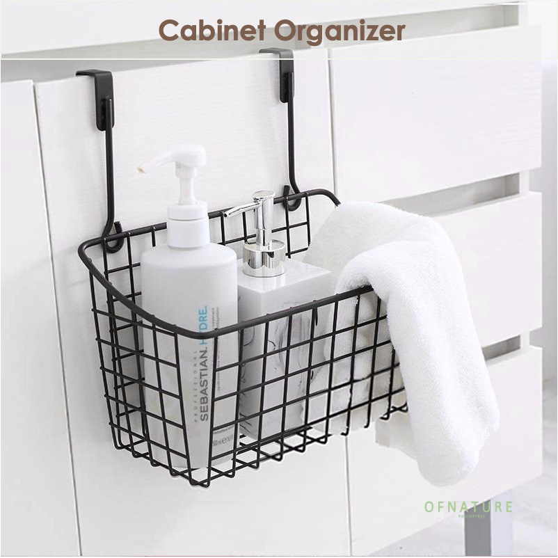 OFNATURE Hanging Wire Storage Basket Over Door Metal Organizer