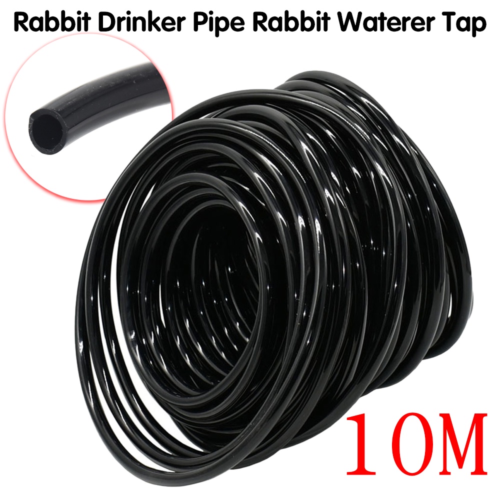 Rabbit Water Drinker Hose Black 10 Meters for Automatic Drinking System ...