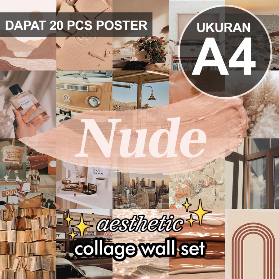 Aesthetic Collage Wall Poster Nude Series A Shopee Philippines