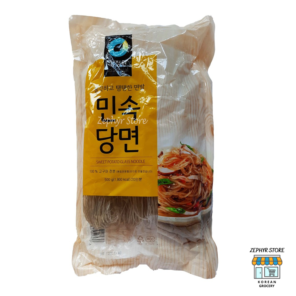 Glass Noodle Japchae CHOUNG JUNG ONE TRADITIONAL SWEET POTATO 500g