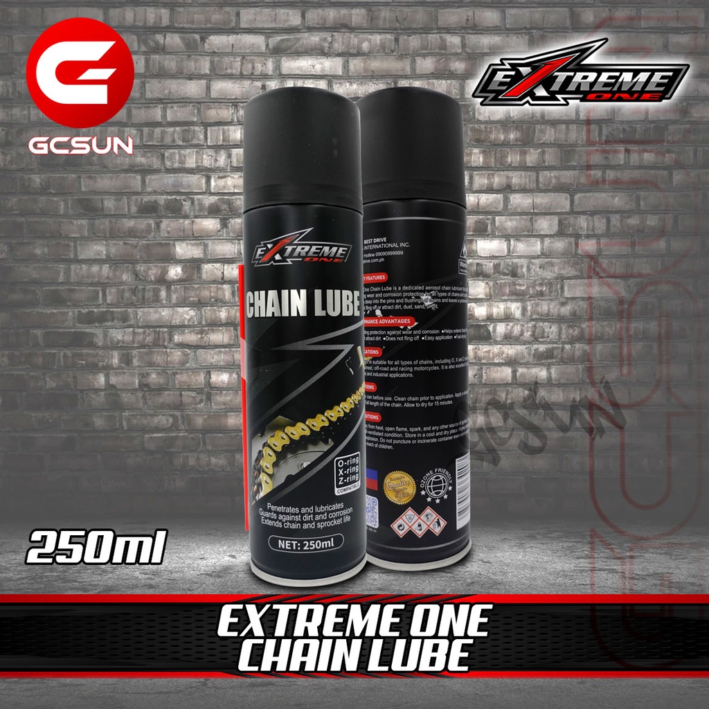 EXTREME ONE CHAIN LUBE UNIVERSAL GCSUN MOTORCYCLE Shopee Philippines