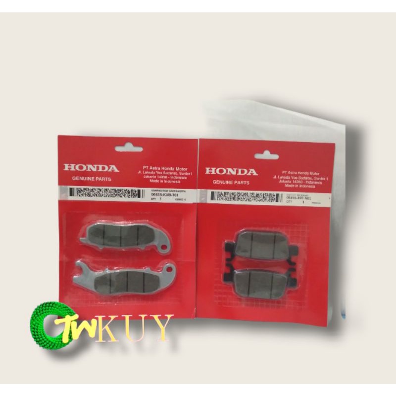 Dispad brake pads front and rear set ADV 150 160 PCX 150 160 ABS STYLO ...
