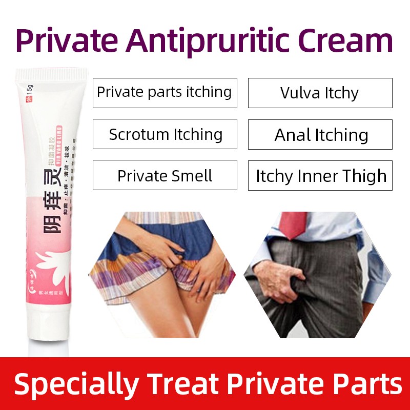 Genital Vulva Itching Clearing Skin Cream Herbal Medicine AntiItch