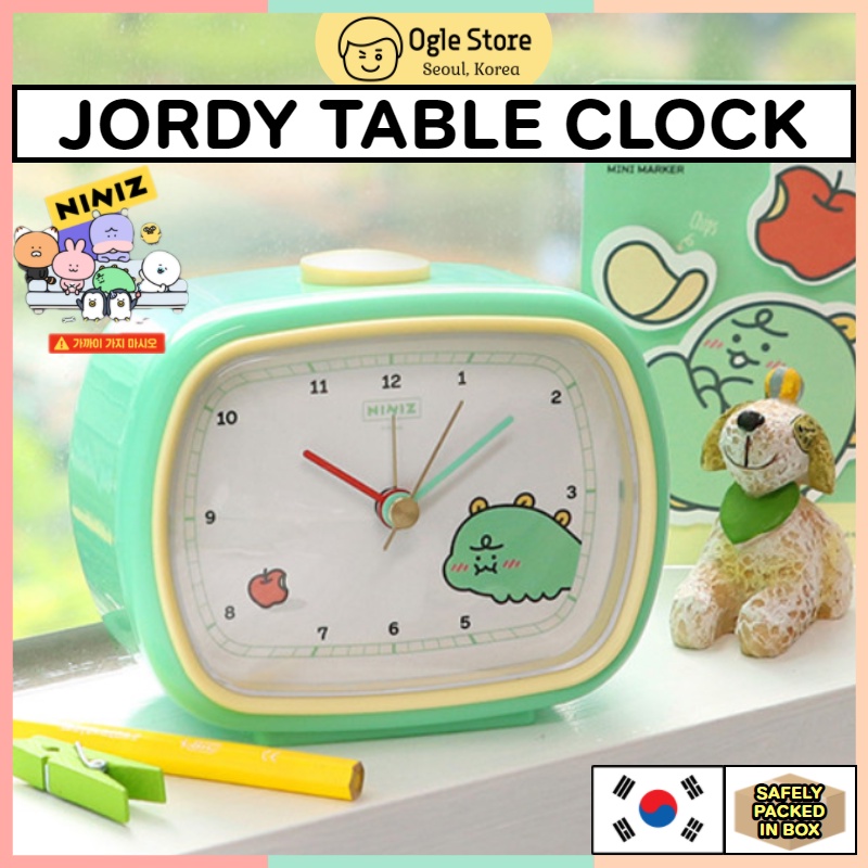 Kakao Jordy Tableclock Korea Alarm Clock Korean Cute Table Clock Niniz