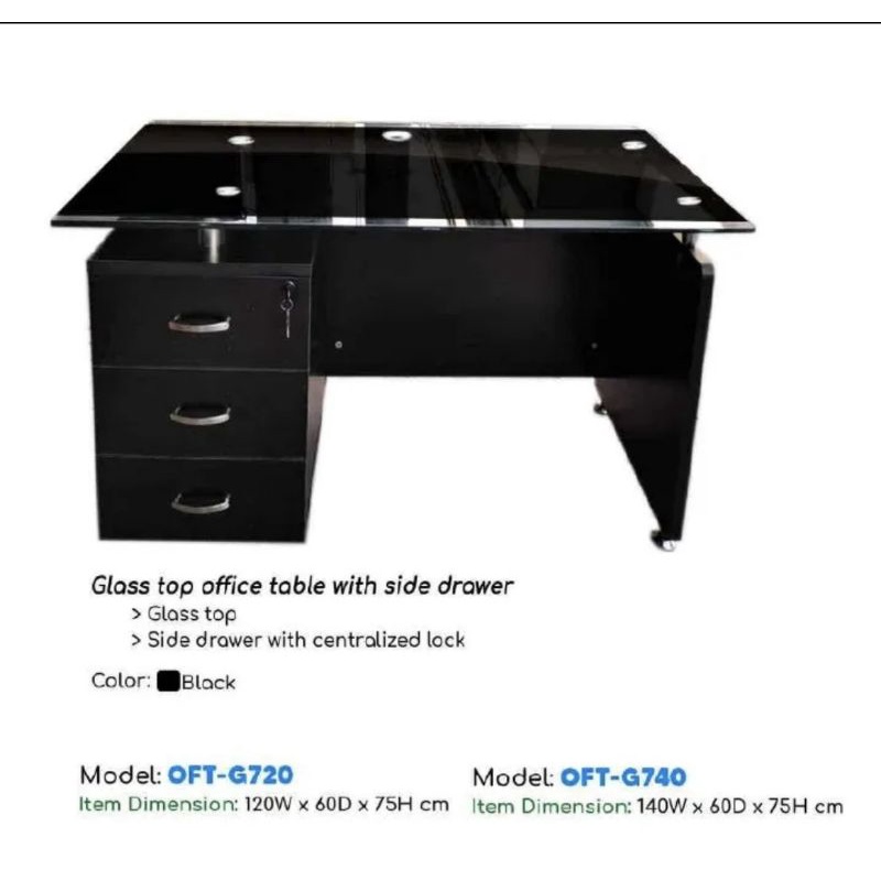 Office Table Glass Top Shopee Philippines