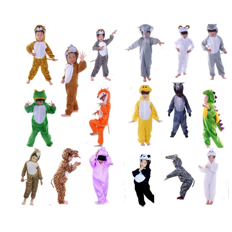 Costume Animals (Lion,Tiger,Fox,Snake,Leopard,Rabbit,Zebra,Monkey,Wolf ...