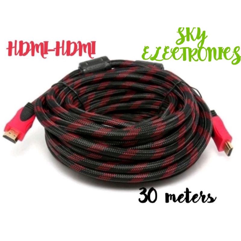 HDMI TO HDMI CABLE 30 METERS HEAVY DUTY Shopee Philippines