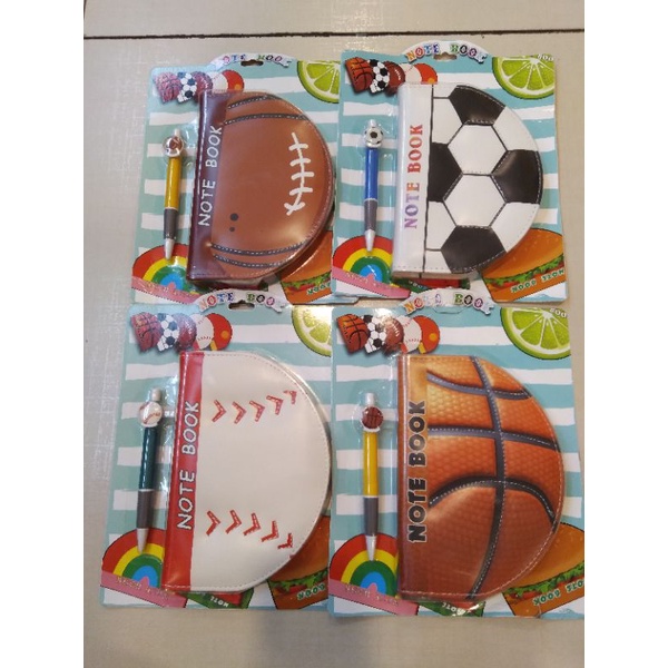 Sports Ball Line Notebook with Pen | Shopee Philippines