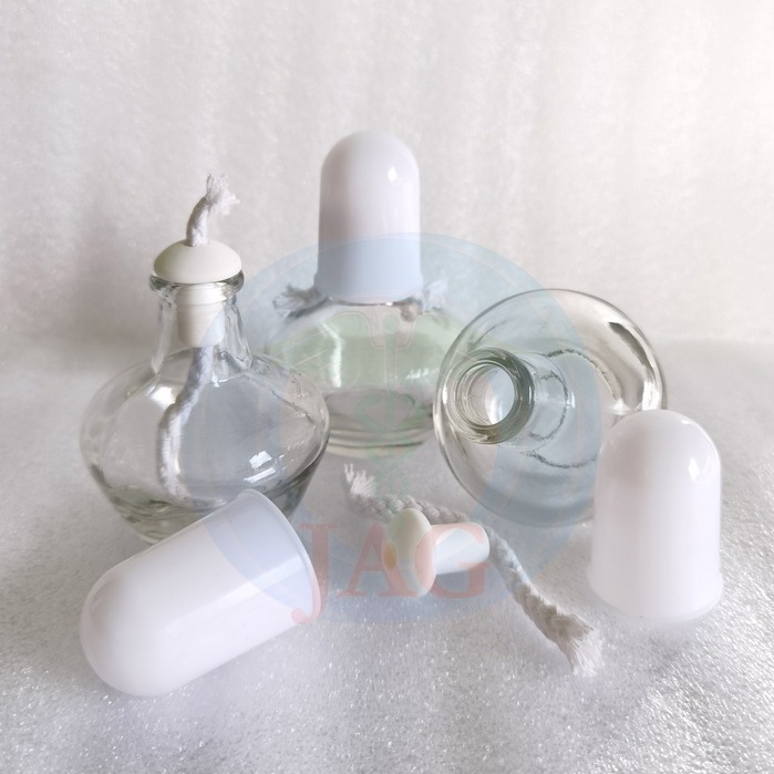 Brûleur à Alcool En Verre 150 Ml Pxyelec - Laboratoire - Hauteur 13 Cm Largeur 8,4 Cm