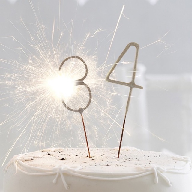 Sparkling Number Candle Shopee Philippines