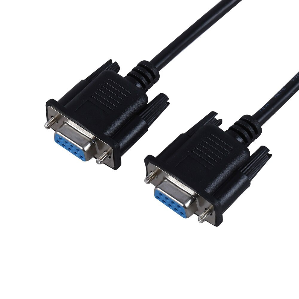 DB9 pin Serial Cable RS232 COM Wires DB9 Female to Female 9 Hole Male ...