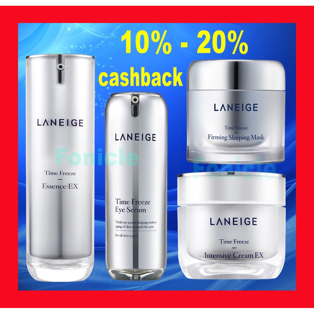 EXPIRY 2024 + RECEIVE in 1 DAY Laneige TIME FREEZE Essence / Sleeping
