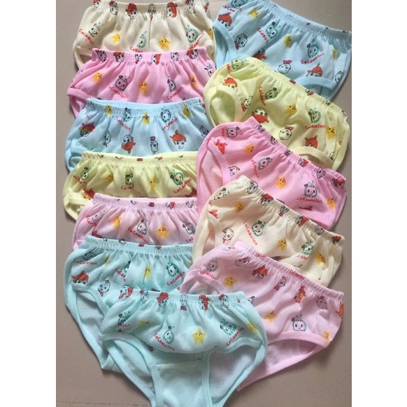 6 pieces Panty for kid's /girl's Cocomelon design ( 1- 9 years old
